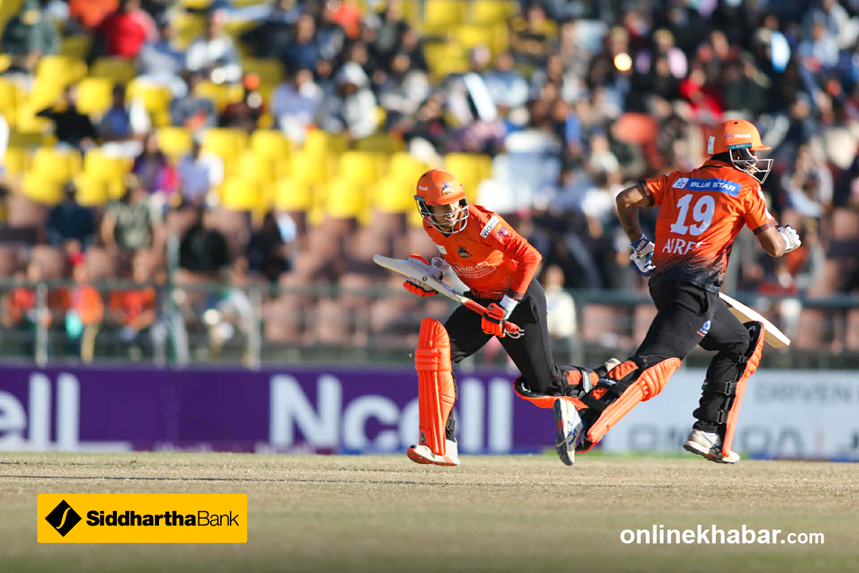 Weak batting sees Chitwan Rhinos lose to Kathmandu Gorkhas