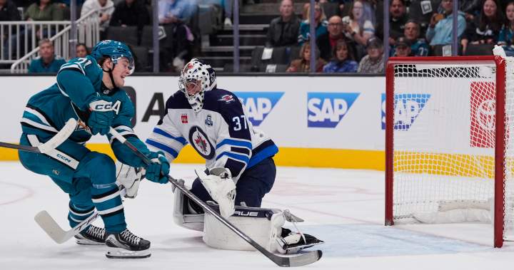 Winnipeg Jets drop second straight on the road 2-1 in San Jose - Winnipeg