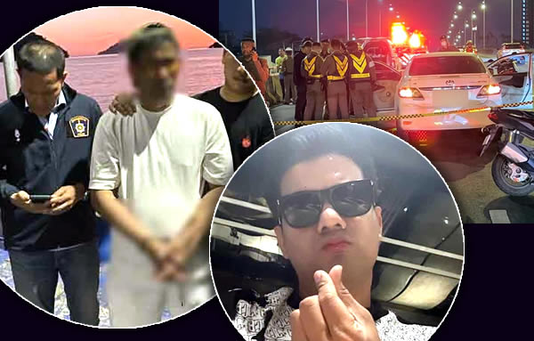 37 year old Alphard driver nabbed on Koh Chang for murder of young man in hideous road rage act