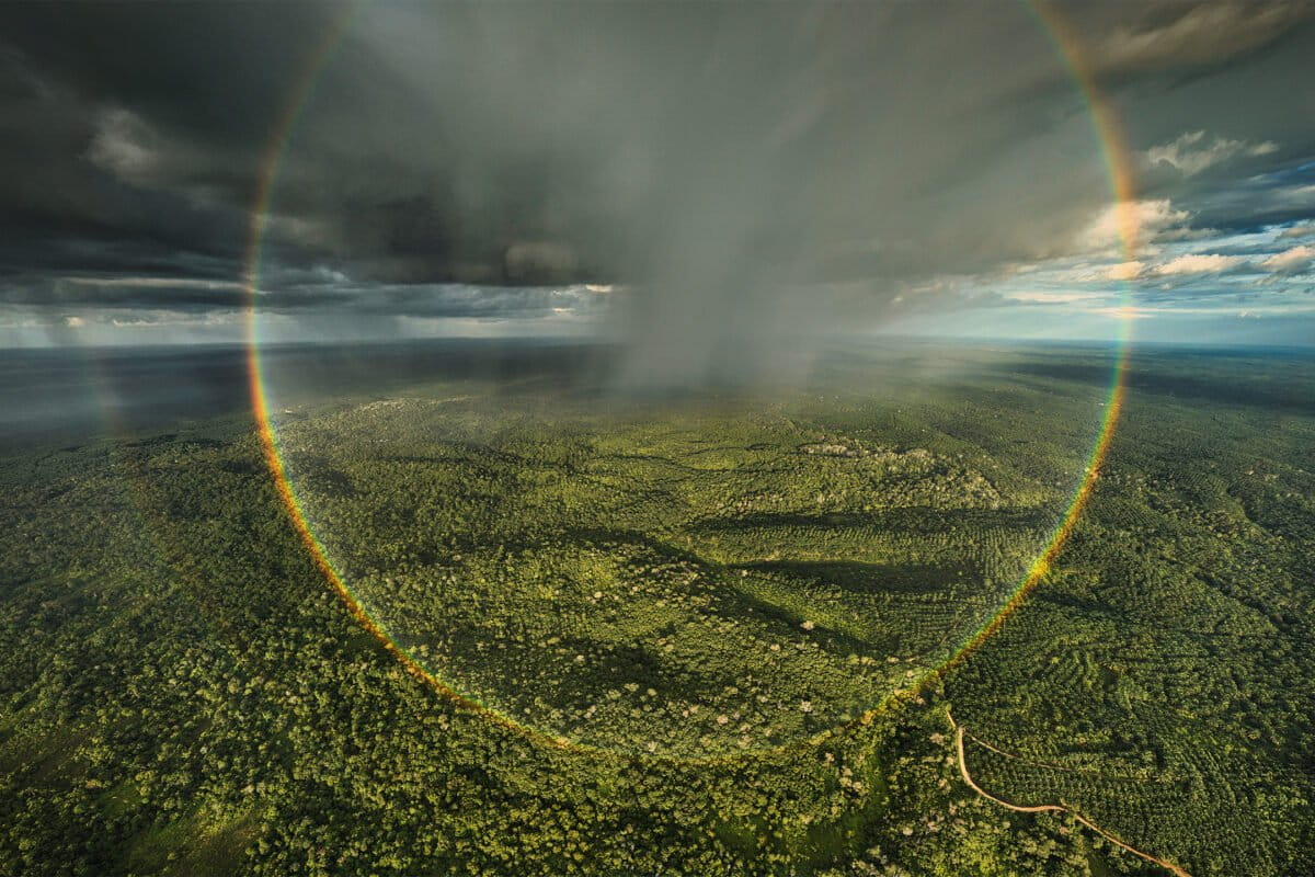 Weather over Jambi. Photo by Rhett Ayers Butler.
