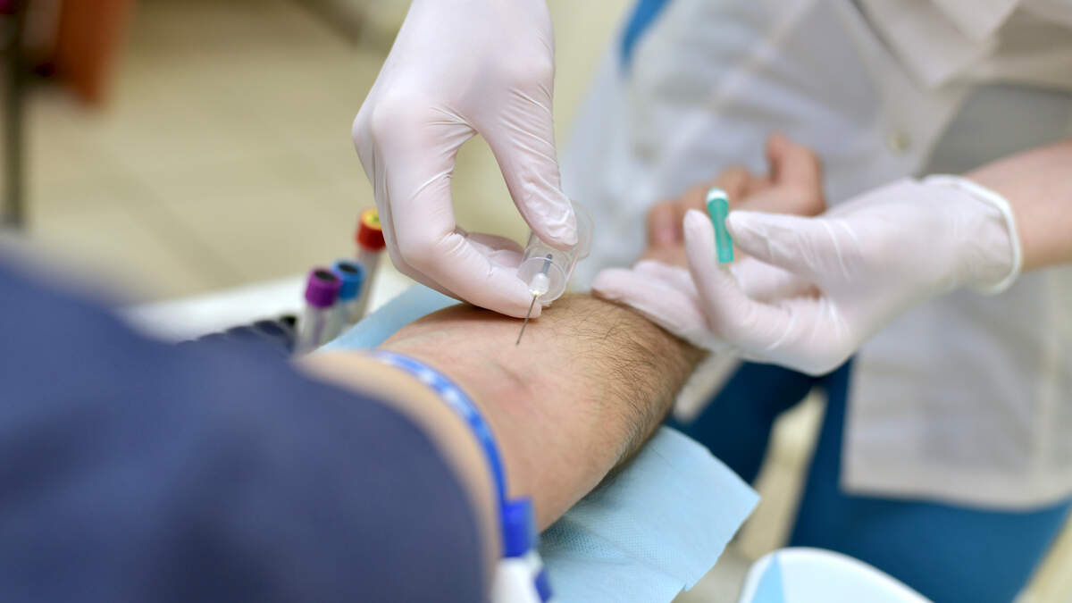 Blood tests can be used to test for AIDS