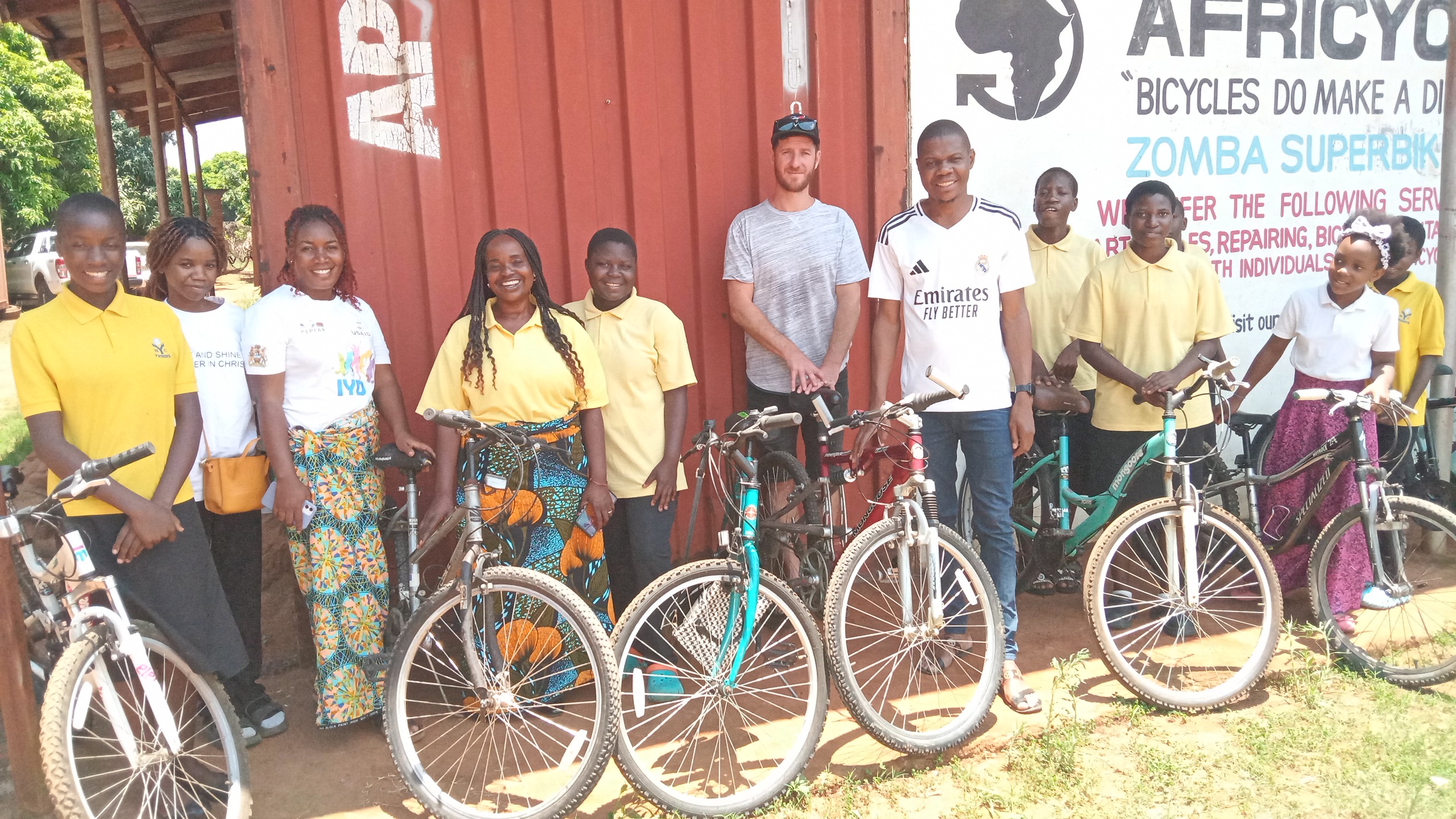 Africycle donates 12 bicycles to Shine Relief | Malawi 24