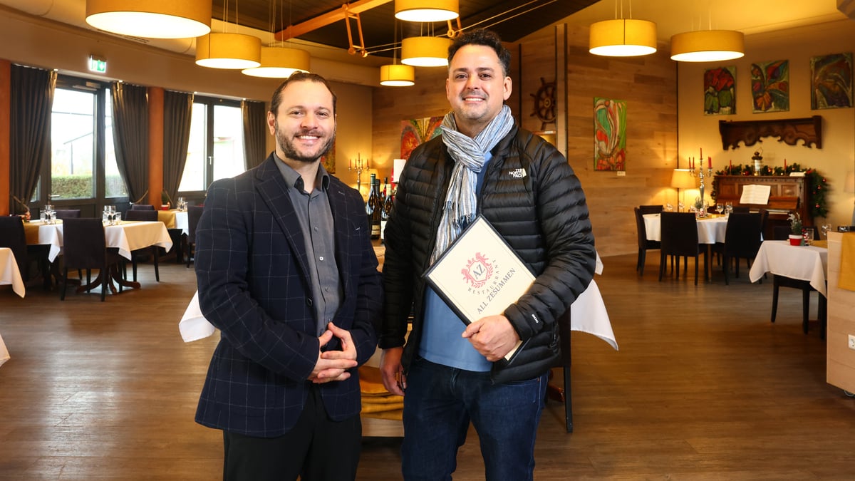 Junior and Marcos opened the All Zesummen restaurant in Bertrange on 5 December 2025.