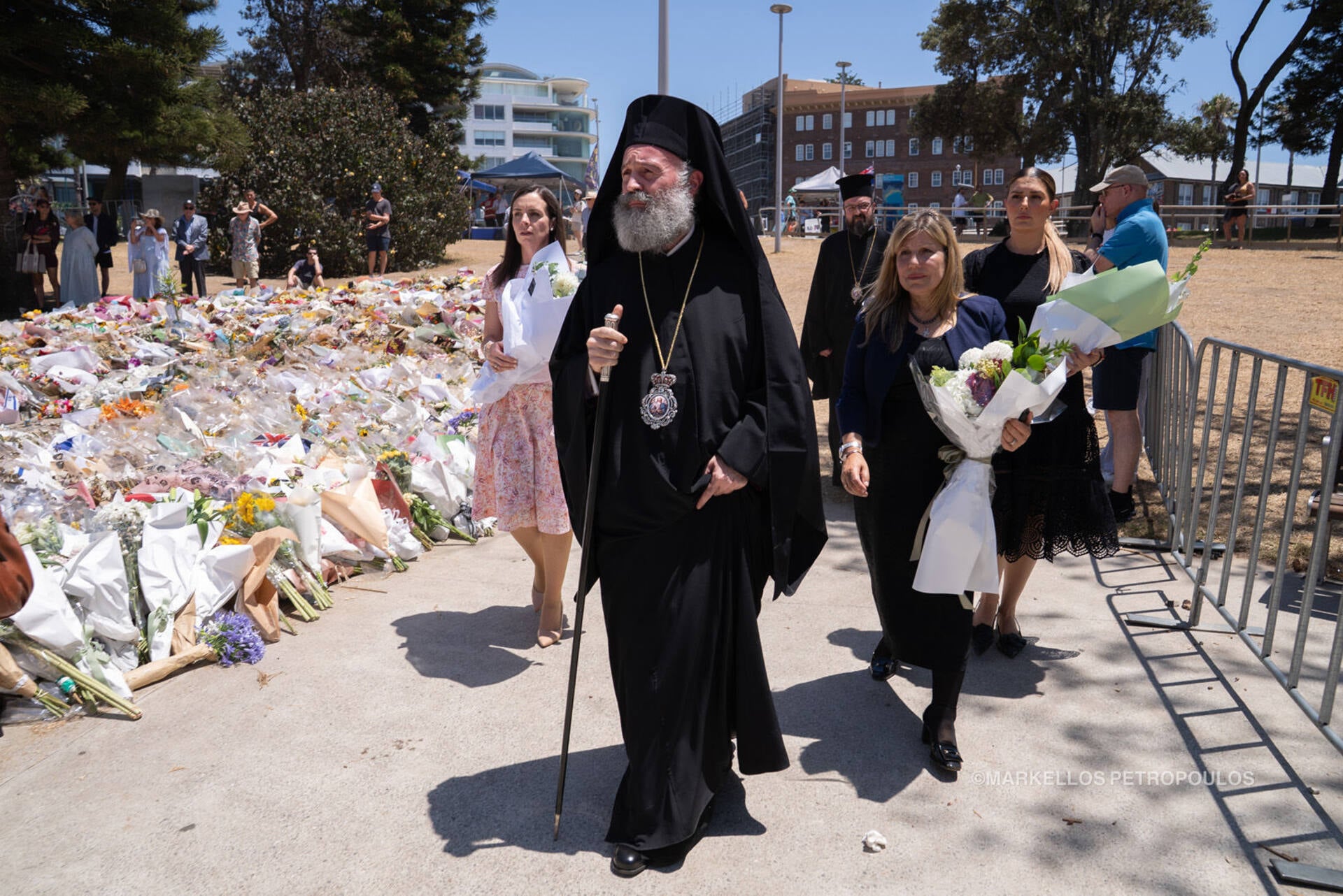 Archbishop Makarios joins national leaders at Bondi memorial after Hanukkah terror attack