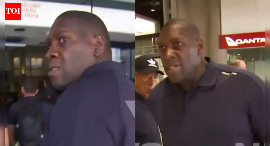 Ashes: Drama in Australia! Heated confrontation between England security staff and media - Watch | Cricket News