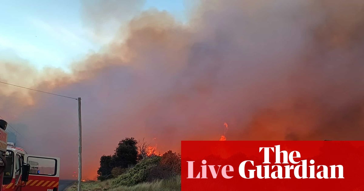 Australia news live: properties lost in Tasmania’s Dolphin Sands bushfire; police investigate daylight shooting outside Sydney gym | Australia news