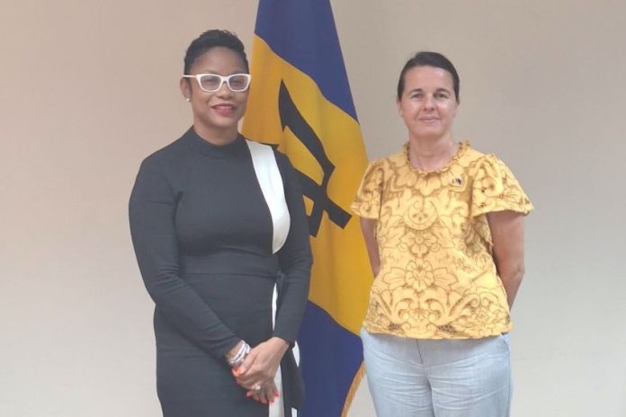 Barbados energy minister - EU ambassador discusses energy sector