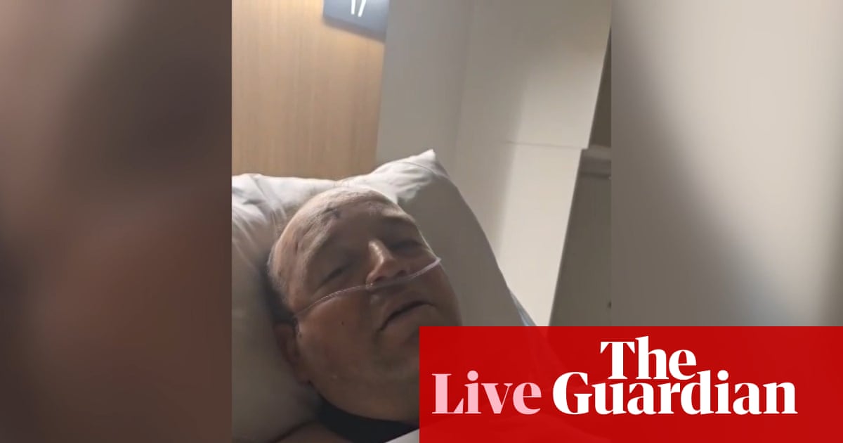 Bondi beach shooting live: Ahmed al-Ahmed, who risked life to disarm alleged gunman, speaks from Sydney hospital | Australia news