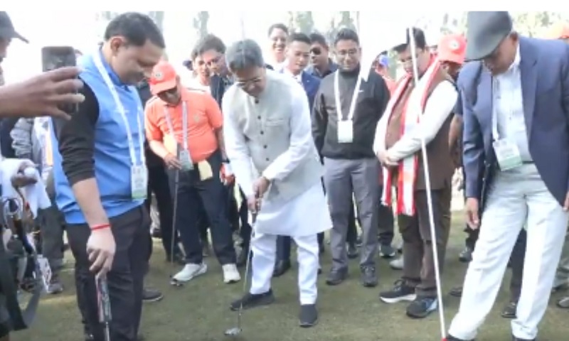 CM Manik Saha inaugurates first-ever Golf Tournament in Tripura