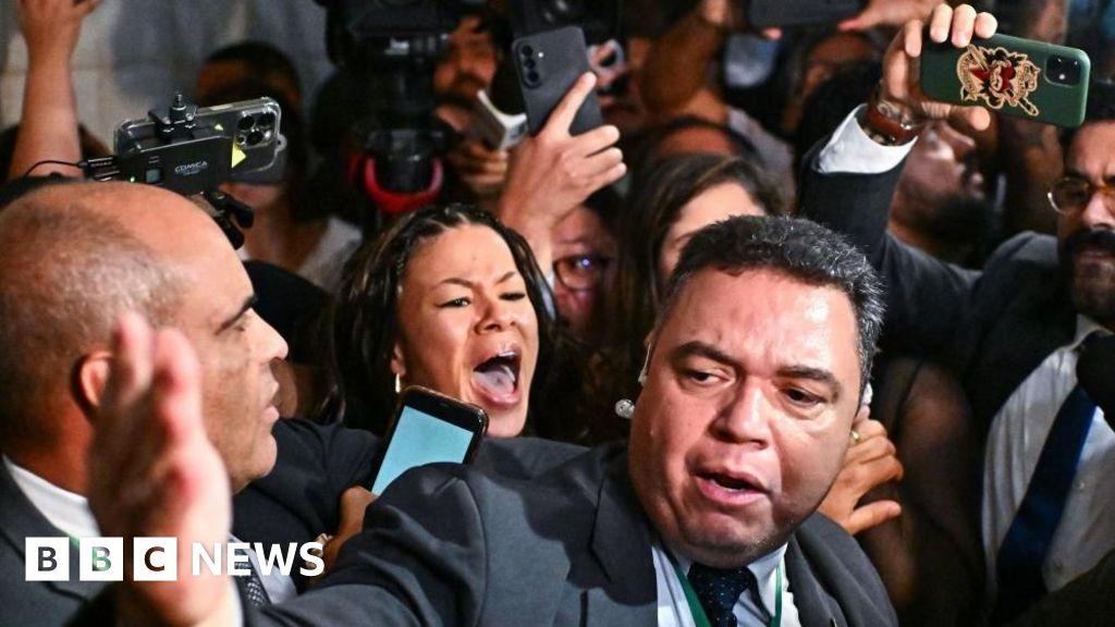 Chaos breaks out in Congress during Jair Bolsonaro sentence vote