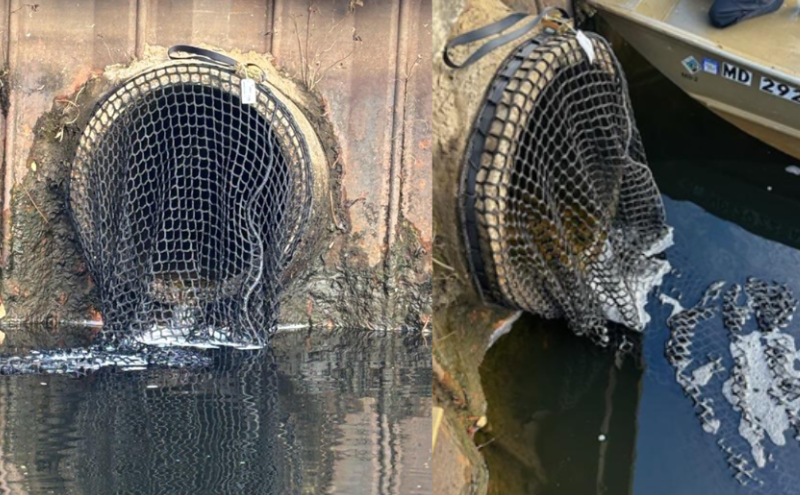City of Salisbury Installs Waterway Trash Nets