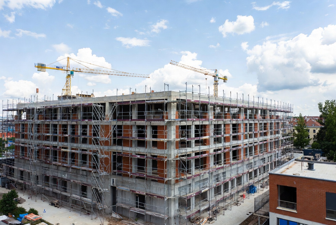Construction output up nearly 10 percent
