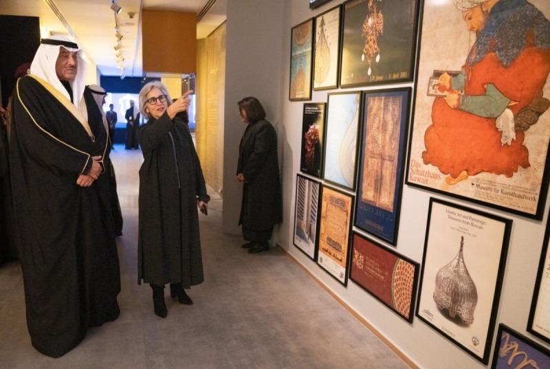 Crown Prince inaugurates 'Between Two Masterpieces' exhibition at Amricani Cultural Center