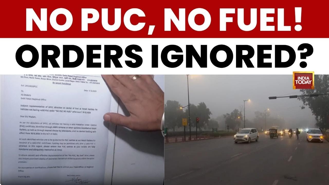 Delhi Pollution: 'No PUC, No Fuel' Rule Flouted at Petrol Pumps on Day 1 of Enforcement