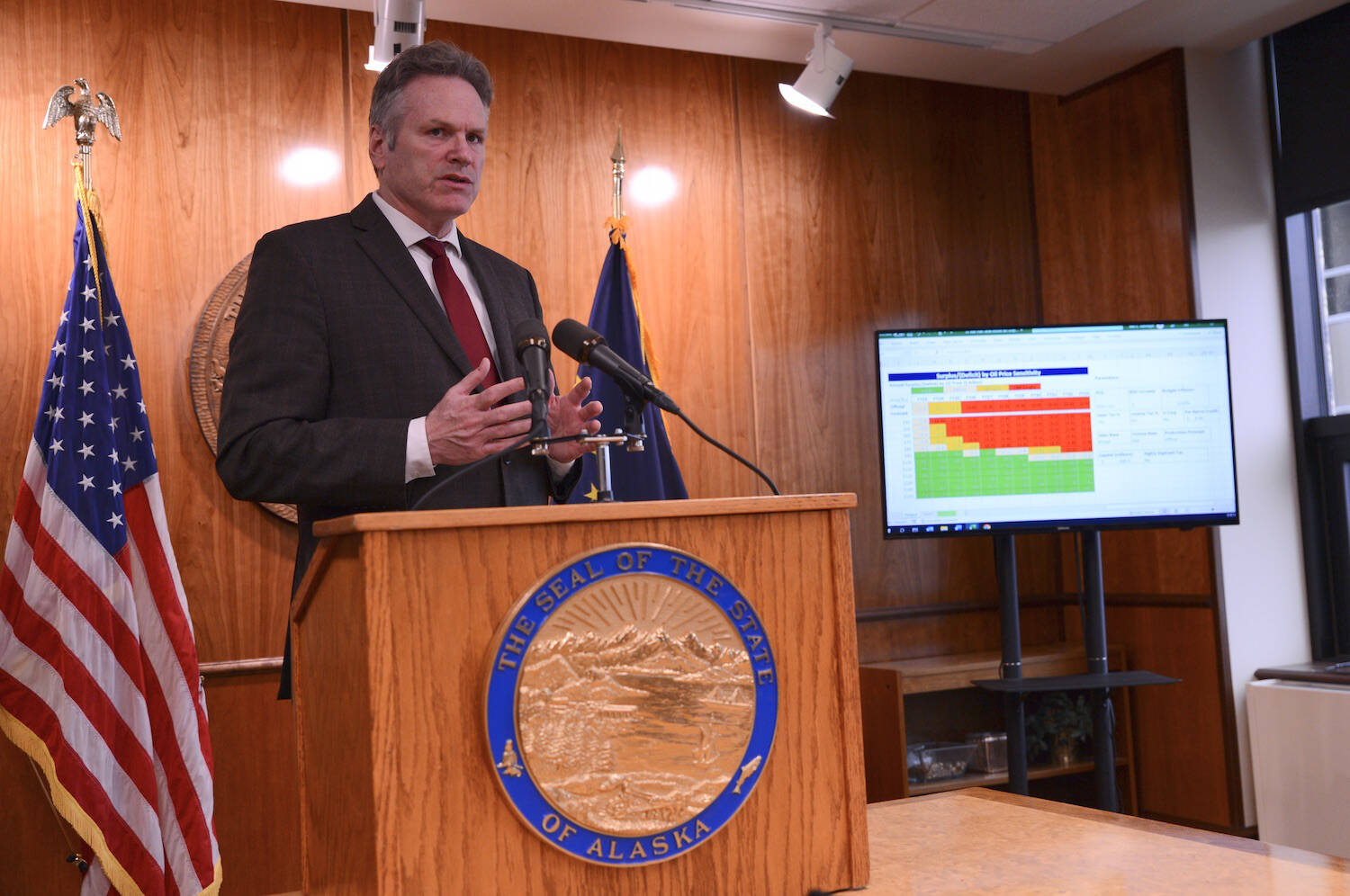 Disasters, dividends and deficit: Alaska governor unveils first-draft state budget