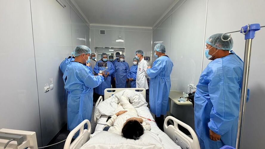 Doctors perform first liver transplant in southern Kyrgyzstan -