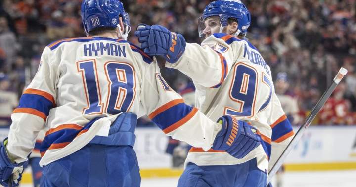 Draisaitl scores three, Oilers dump Flames 5-1