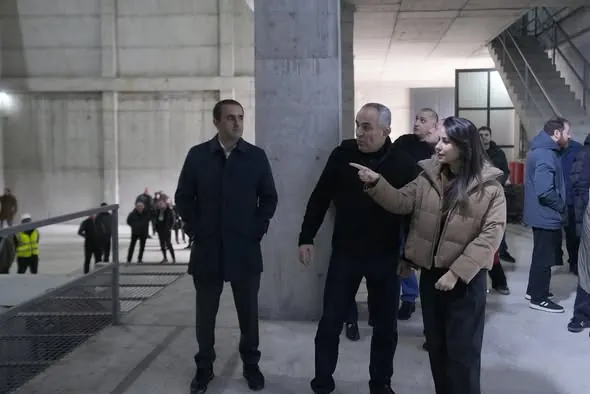 Economy Minister reviews store HPP construction in Kakheti