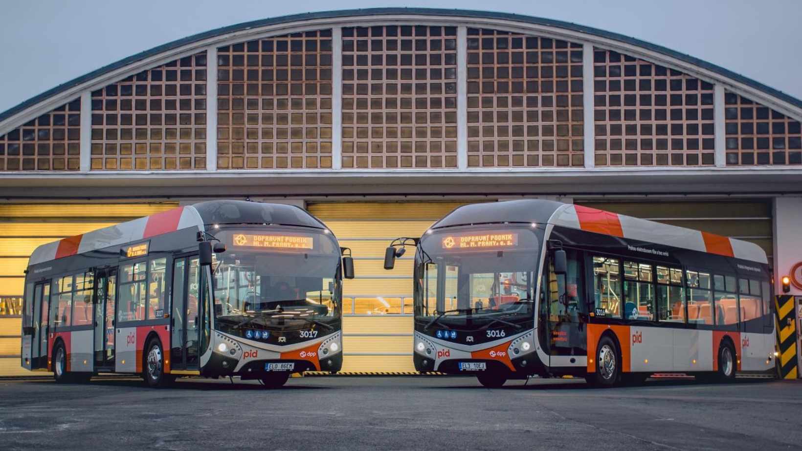 Electric Buses Enter Service in Prague Public Transport