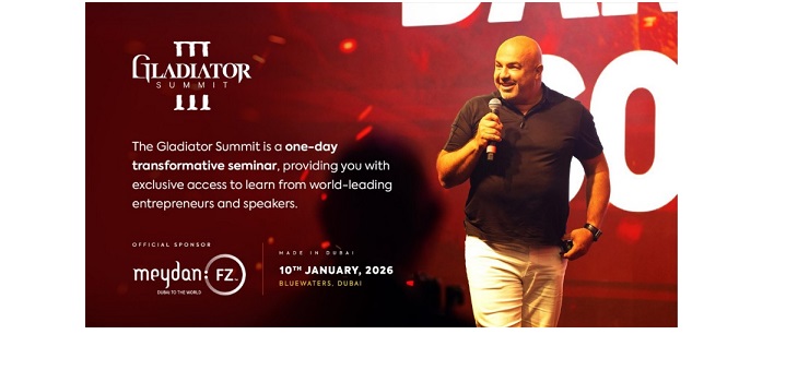 Gladiator Summit III, January 10 2026: Dubai’s ARENA for Vision, Leadership, and Transformation