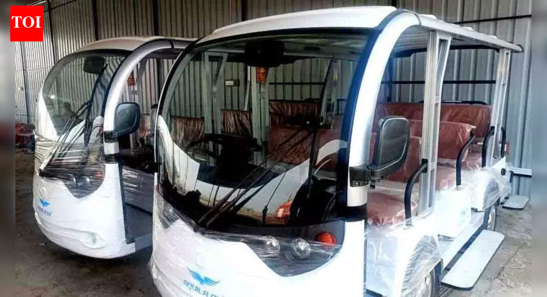 Golf carts to transport devotees’ on Mela ground | Prayagraj News