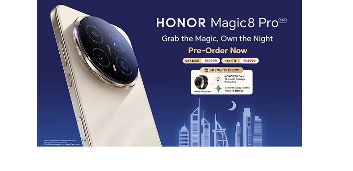 HONOR Launches Magic8 Pro, Announcing A New Era of Night Photography Powered by AI and 5.5g Performance