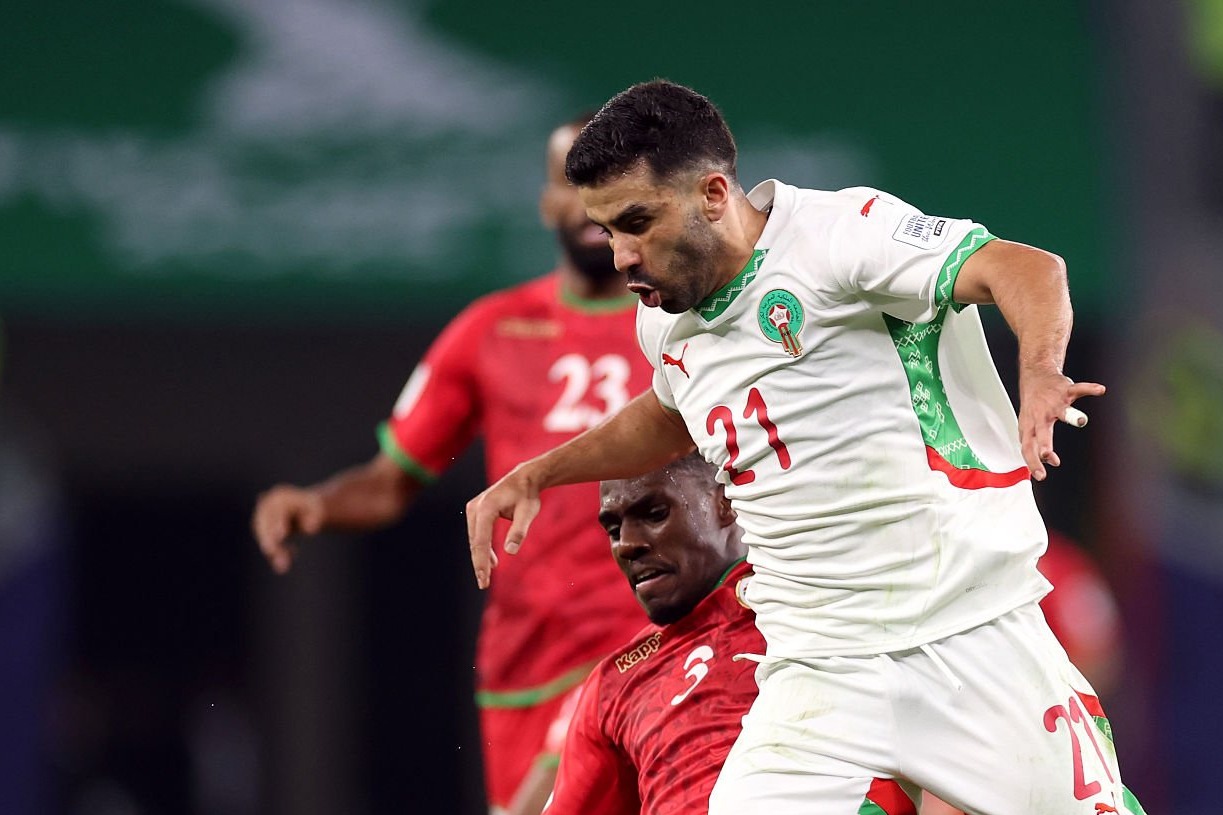 Hamdallah Sees Red as Morocco vs. Oman Ends in Scoreless Draw