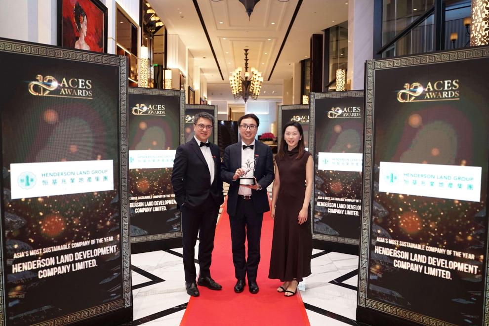 Henderson Land Bestowed Asia's Most Sustainable Company of the Year 2025