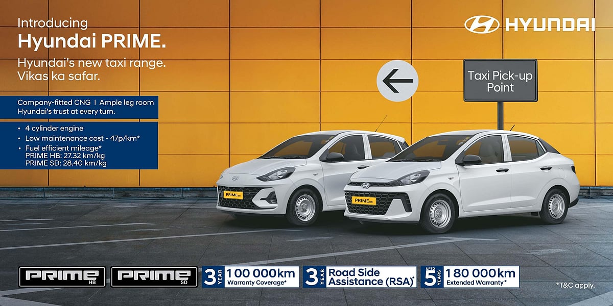 Hyundai Motor India Makes Commercial Mobility Debut With New 'Prime Taxi' Range