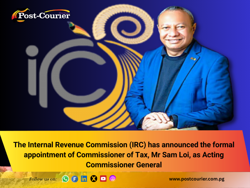 IRC appoints Sam Loi as Acting Commissioner General