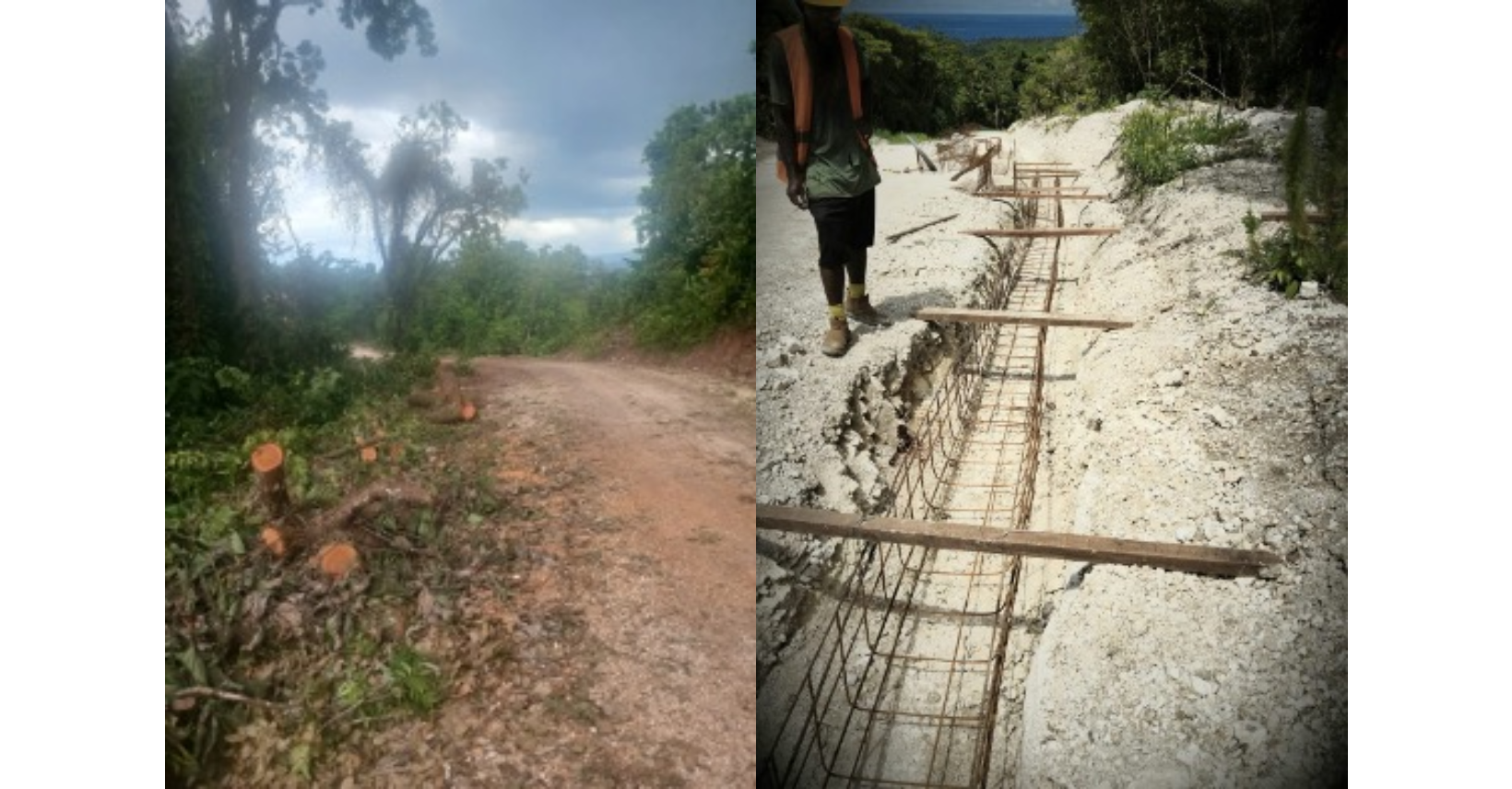 Improving road safety, drainage on Busurata road