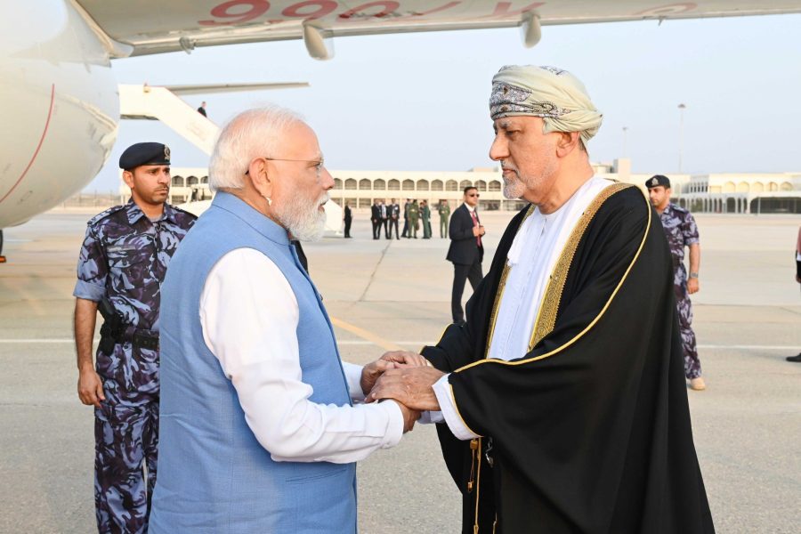 Indian Prime Minister arrives in Oman