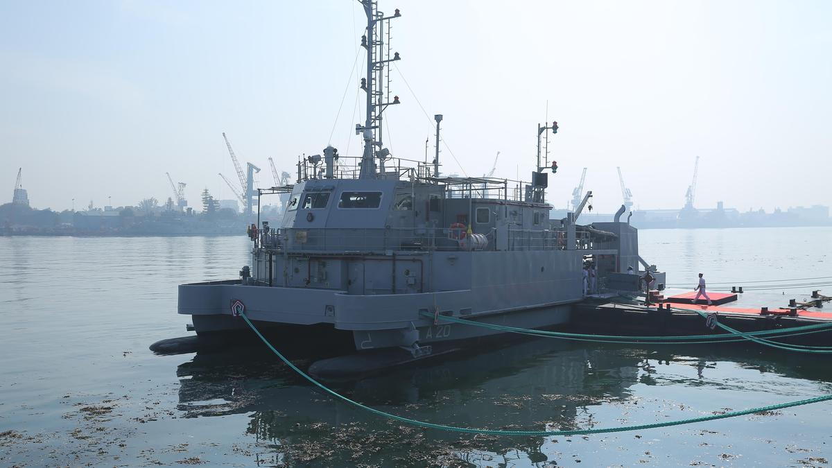 Indian naval diving support craft A20 commissioned