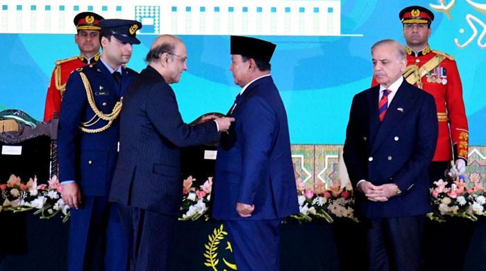 Indonesian president conferred Nishan-e-Pakistan