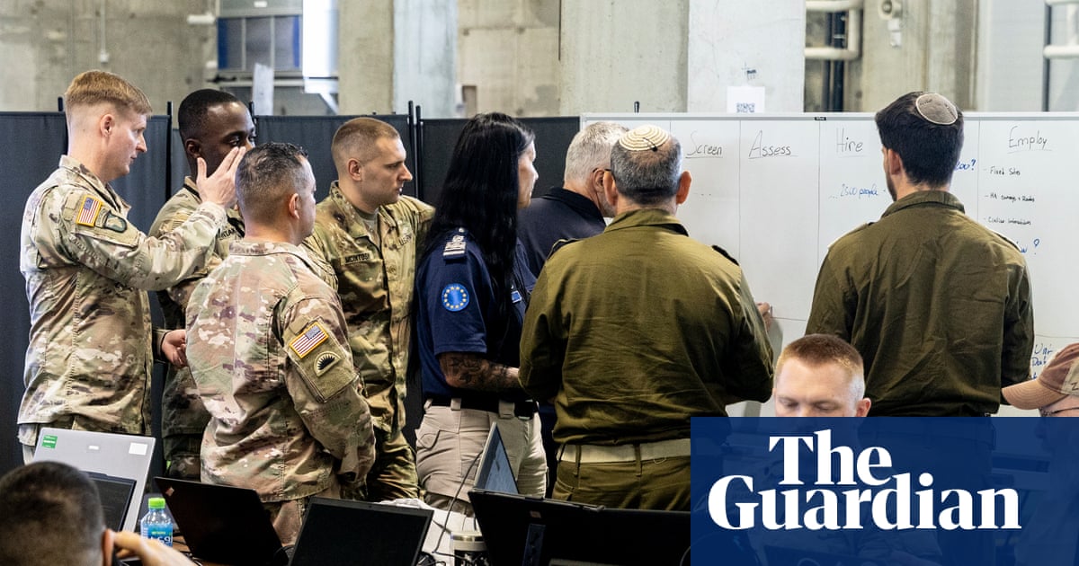 Israeli surveillance targets US and allies at joint base planning Gaza aid and security, say sources | Israel