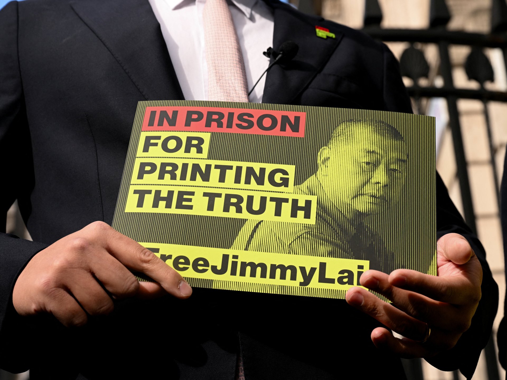Jimmy Lai supporters queue outside Hong Kong court ahead of verdict | Freedom of the Press News