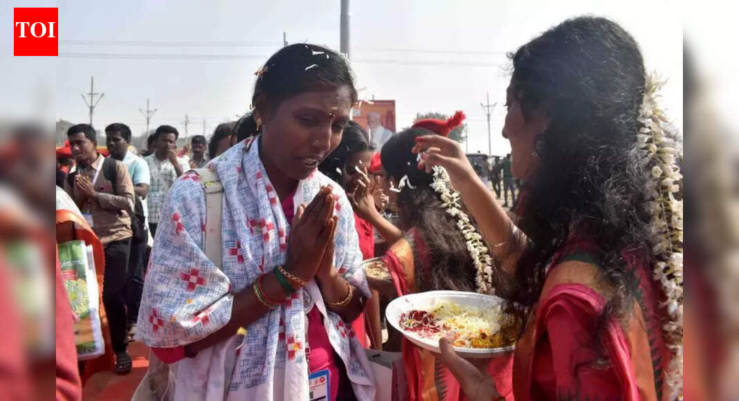 KTS: 2nd delgation of Tamil guests welcomed | Prayagraj News