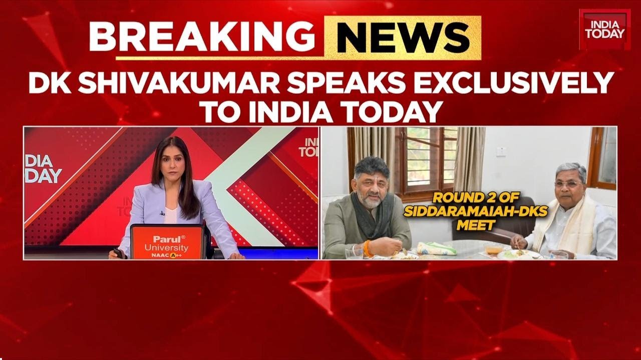 Karnataka Power Tussle: D.K. Shivakumar, Siddaramaiah Hold 'Naatukoli' Breakfast Meet Amid Unity Push