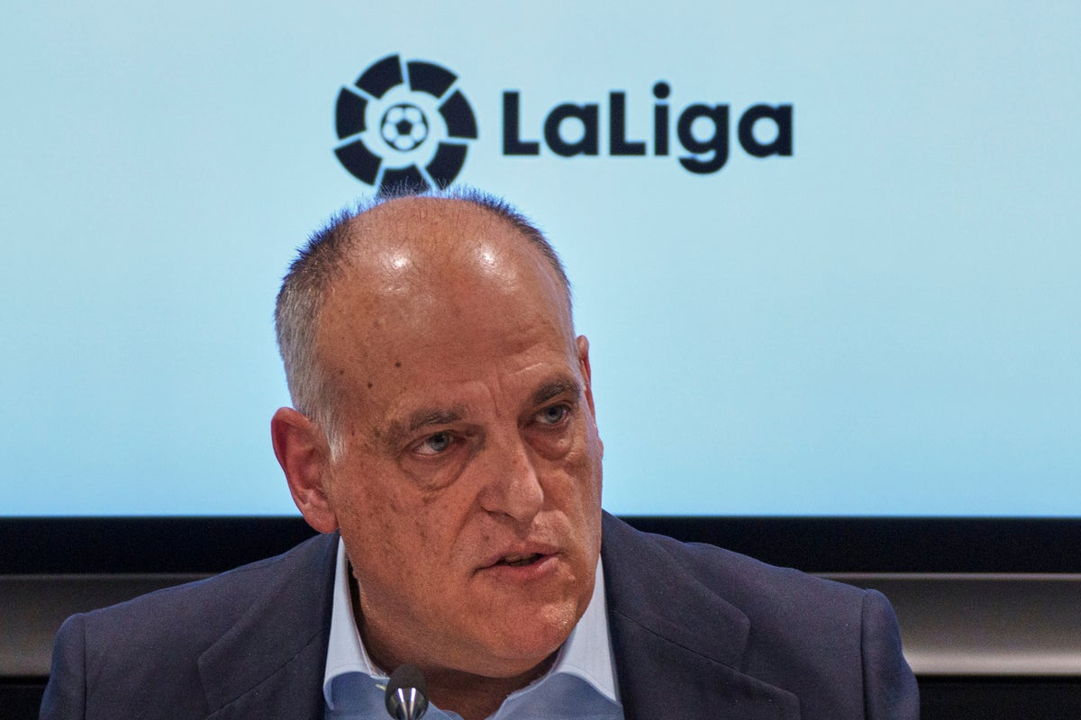 La Liga chief eyes match in Saudi Arabia after Barcelona’s Miami game was cancelled amid protests