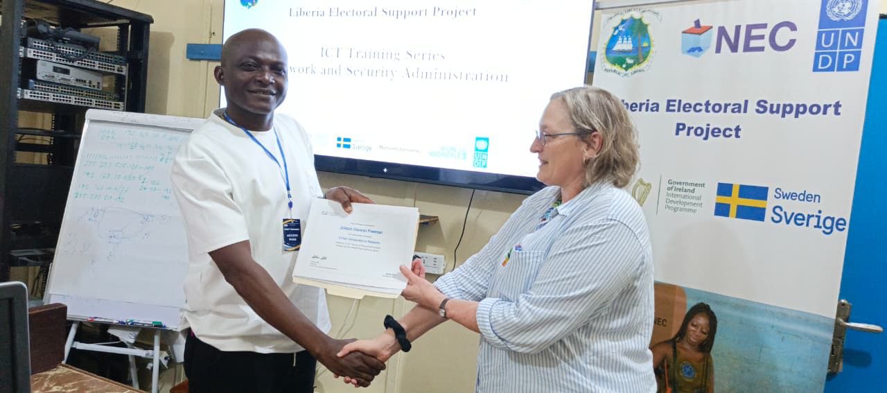 Liberia: NEC ICT Staff Certified in Network and Security Administration Training