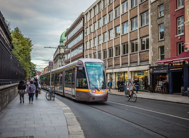 Luas Green line not operating this morning due to power outage on the line