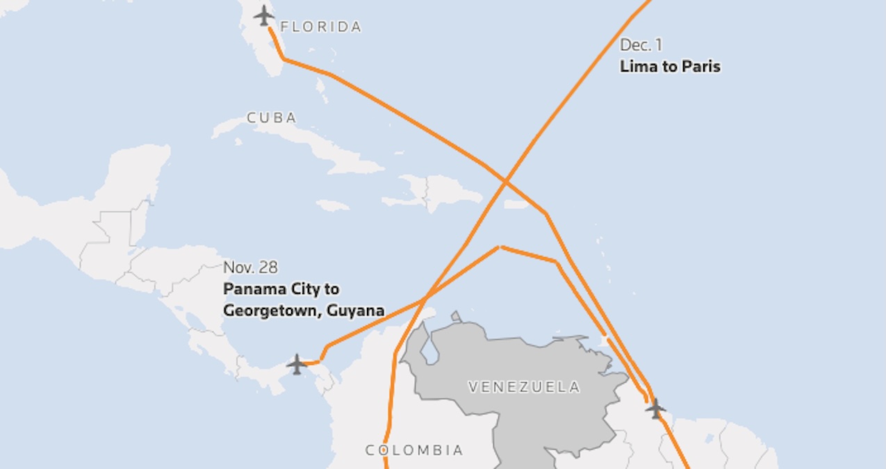 Luchtvaart mijdt Venezolaans luchtruim nu spanningen met VS oplopen
