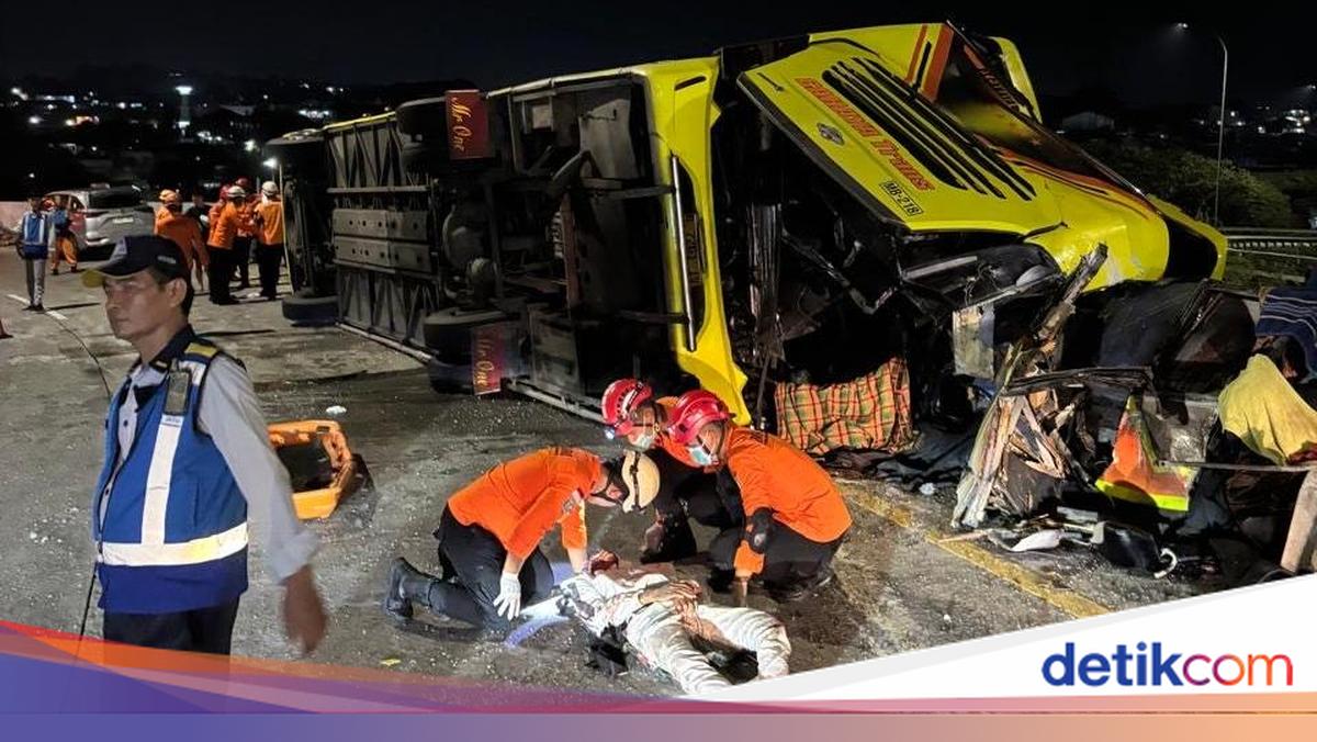 Mayoritas Korban Bus Cahaya Trans Terguling di Semarang Luka di Sisi Kiri