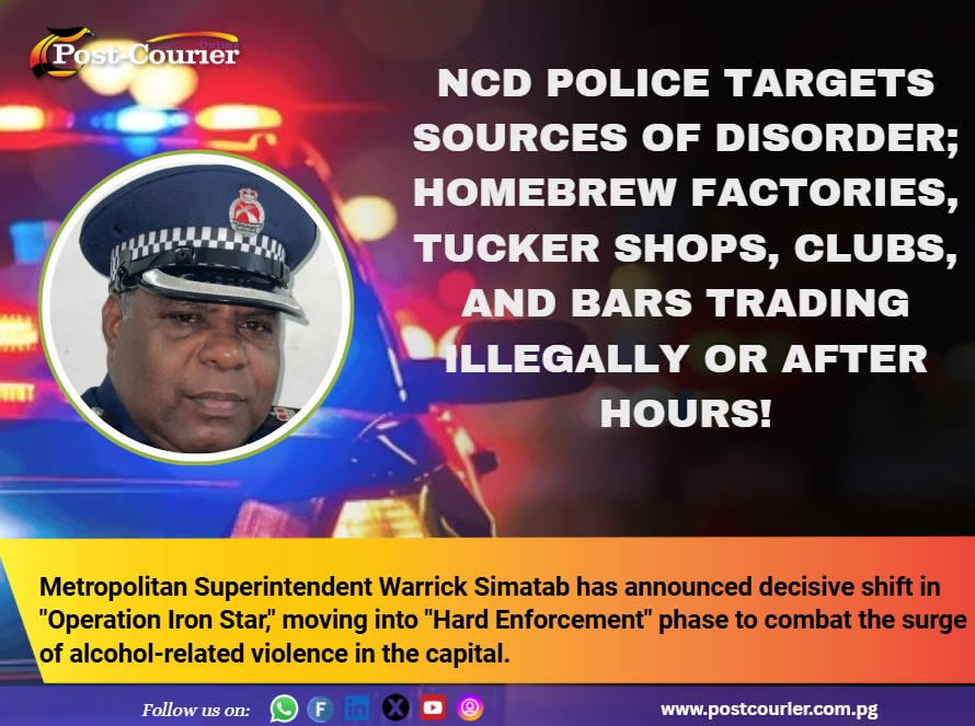 NCD Police launch ‘Hard Enforcement’ to stop the ‘Liquid Bullet’