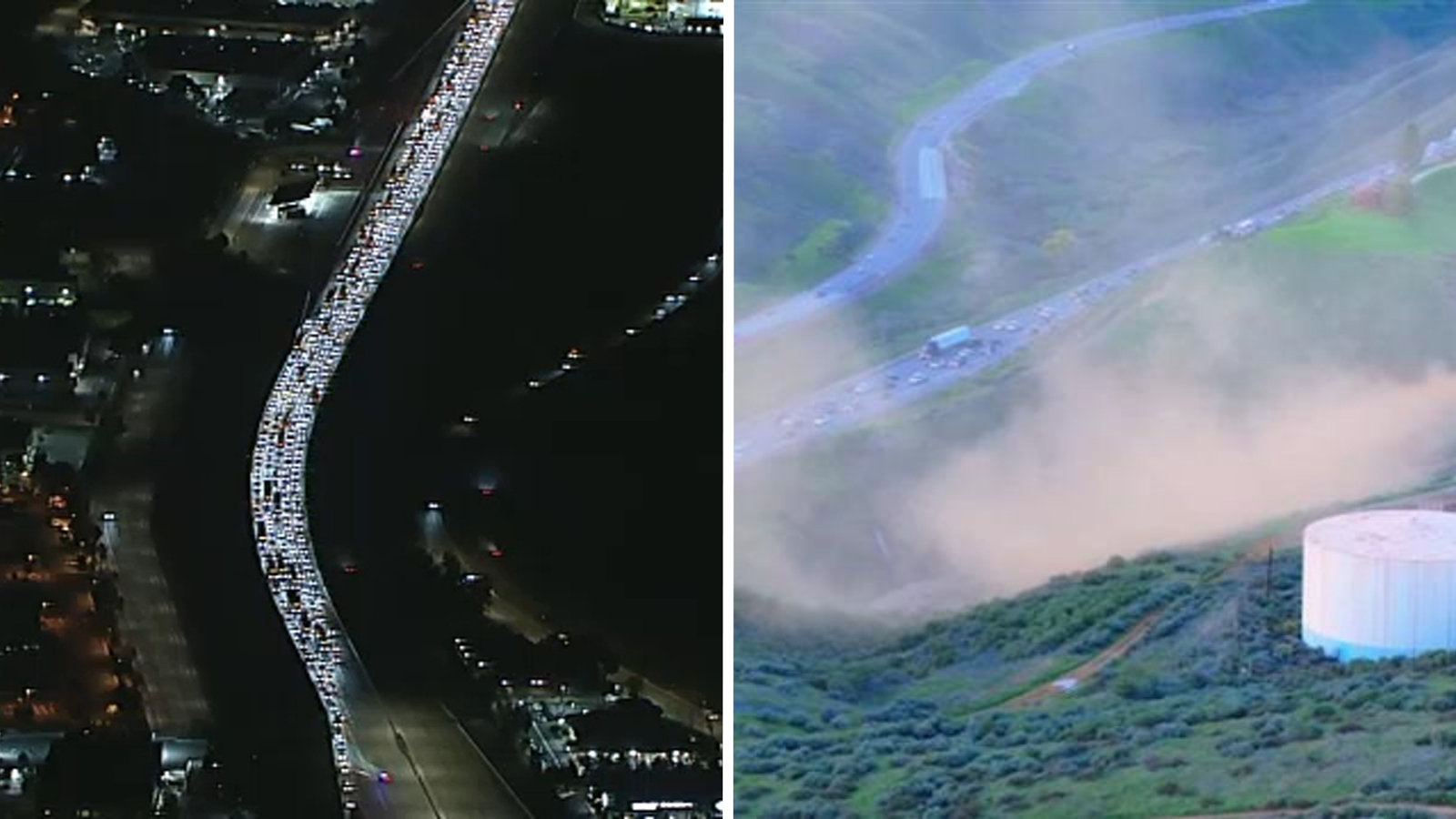 Natural gas leak causes major disruption on 5 Freeway in Castaic ...