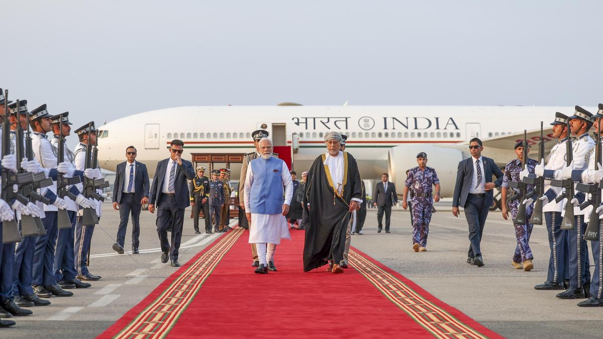 PM Modi arrives in Oman on final leg of three-nation visit