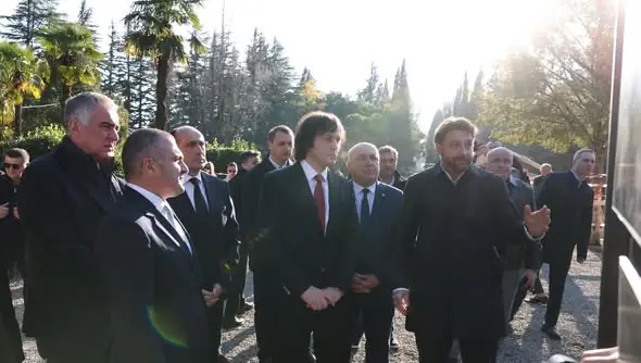 PM inspects new 5,000-seat sports palace project in Kutaisi