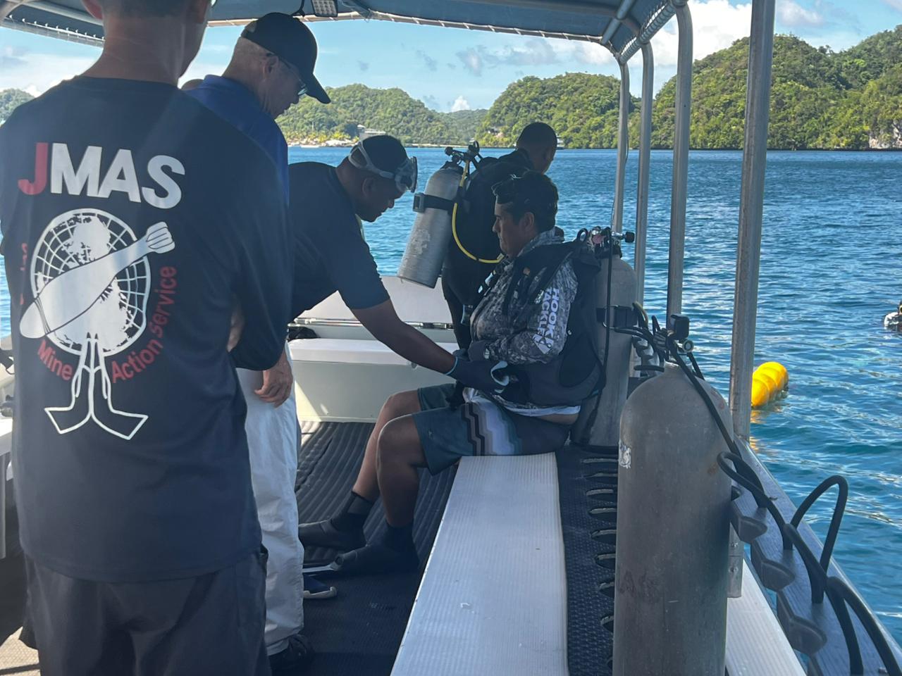 Palau President Dives WWII Wreck, Hails Cleanup of 429 Depth Charges as Safety Win