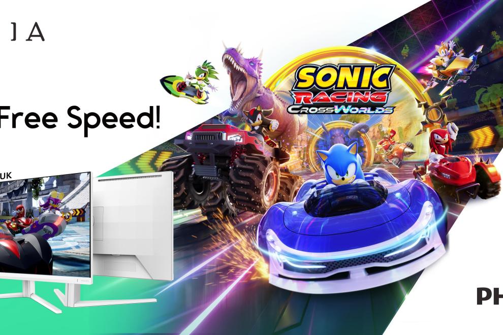 Philips Evnia Joins Forces with Sonic Racing: CrossWorlds to Bring Gamers the Perfect Fusion of Speed and Visual Brilliance