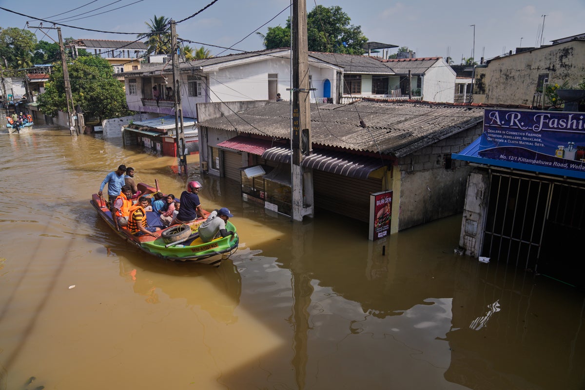 Photos shows devastating floods in Indonesia, Sri Lanka and Thailand